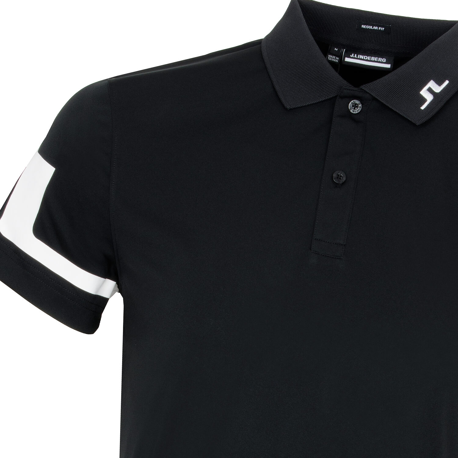 J Lindeberg Heath Polo Shirt Black AW20 | Scottsdale Golf